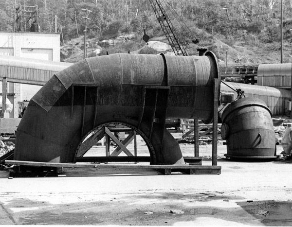 New Groundwood turbine casing half